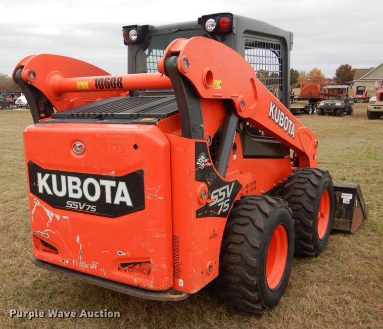 image for item DF2069 2017 Kubota SSV75 skid steer
