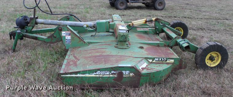 image for item DF2072 John Deere MX10 rotary mower
