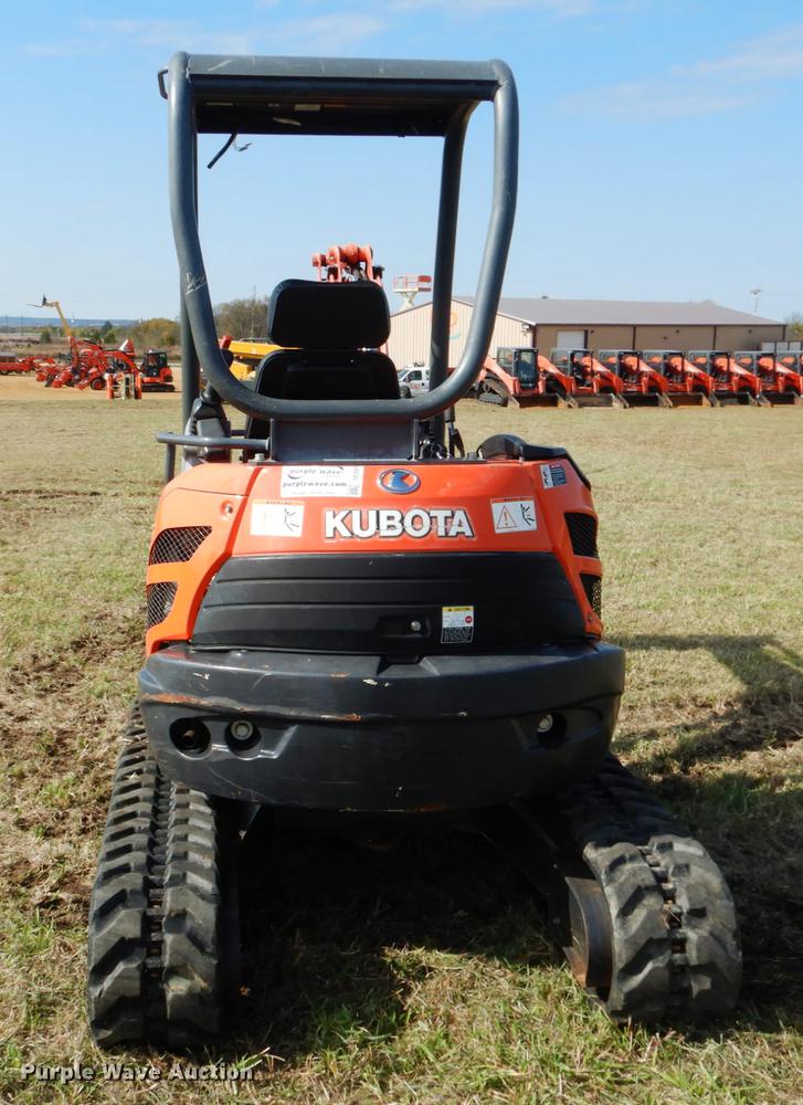 image for item DF2078 2014 Kubota U25 mini excavator