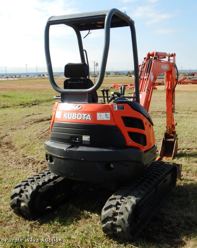 image for item DF2078 2014 Kubota U25 mini excavator
