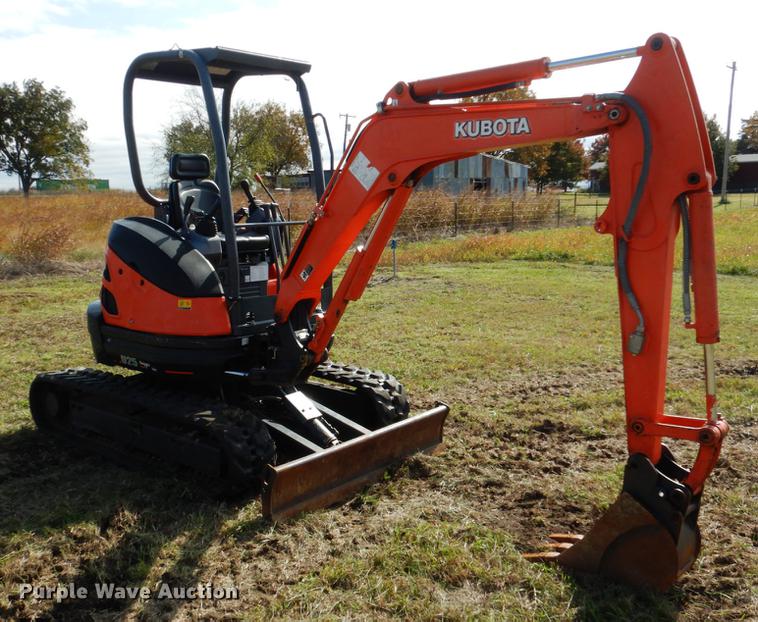 image for item DF2078 2014 Kubota U25 mini excavator