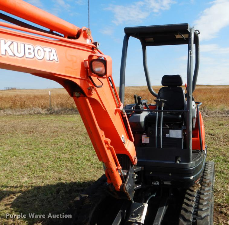 image for item DF2078 2014 Kubota U25 mini excavator