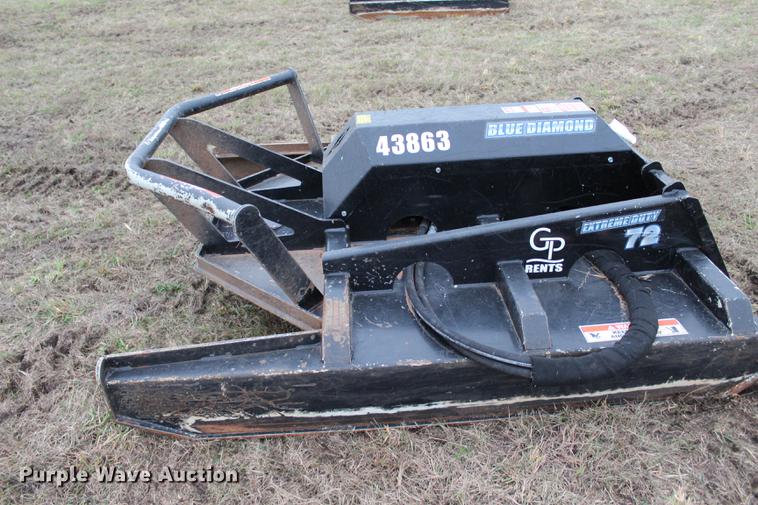 image for item DF2084 2017 Blue Diamond 103025 skid steer brush mower