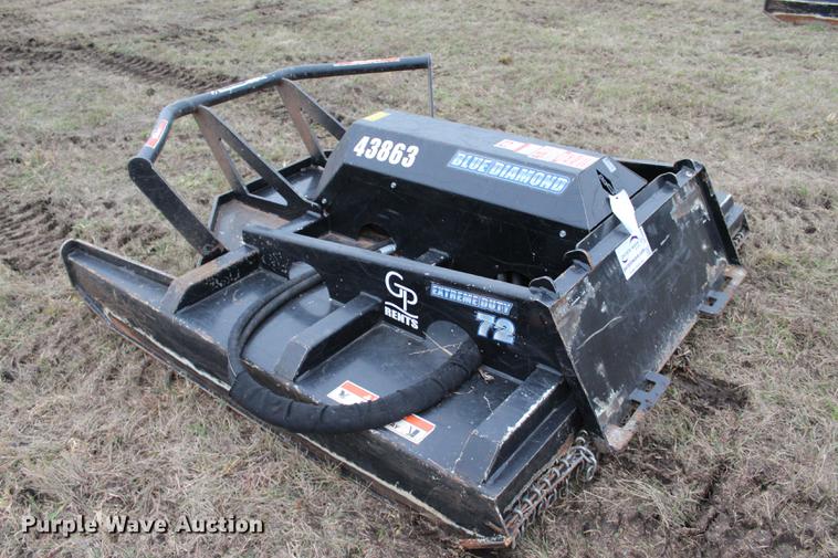 image for item DF2084 2017 Blue Diamond 103025 skid steer brush mower