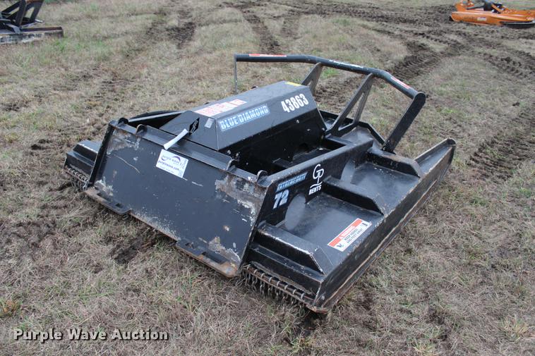 image for item DF2084 2017 Blue Diamond 103025 skid steer brush mower