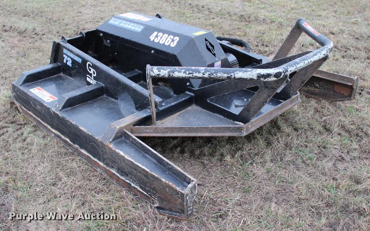 image for item DF2084 2017 Blue Diamond 103025 skid steer brush mower