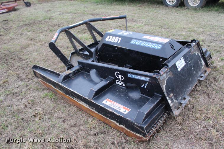 image for item DF2085 2017 Blue Diamond 103025 skid steer brush mower