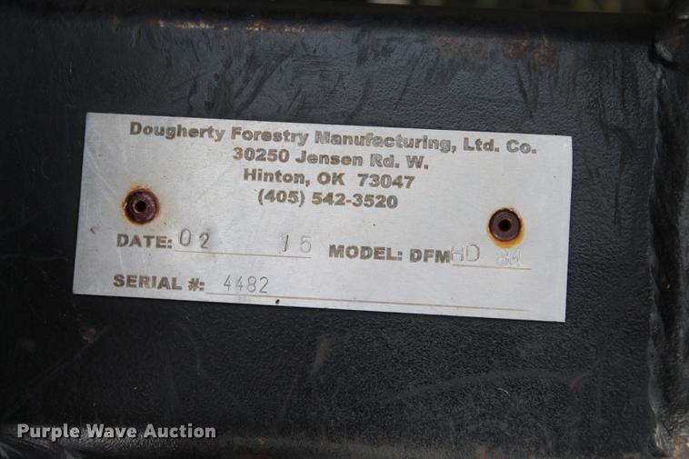 image for item DF2097 2015 Dougherty HD84 skid steer grapple bucket