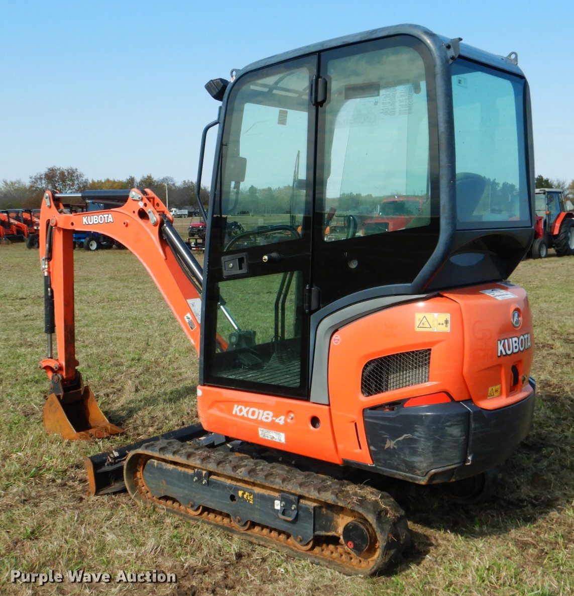 2016 Kubota KX0184 mini excavator in Davis, OK Item DF2051 sold