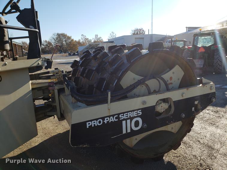 image for item AV9483 2000 Ingersoll Rand 110D Pro-Pac series single drum vibratory roller