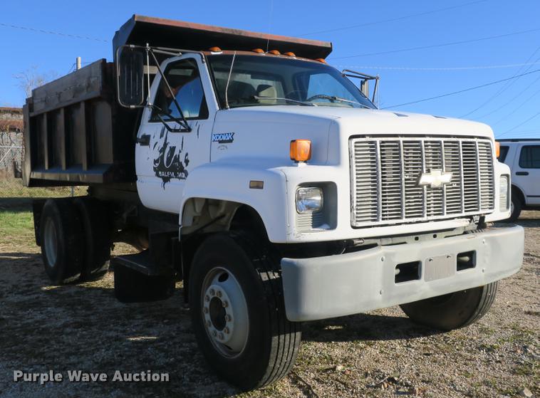 image for item DB8937 1992 Chevrolet Kodiak C5500 dump truck