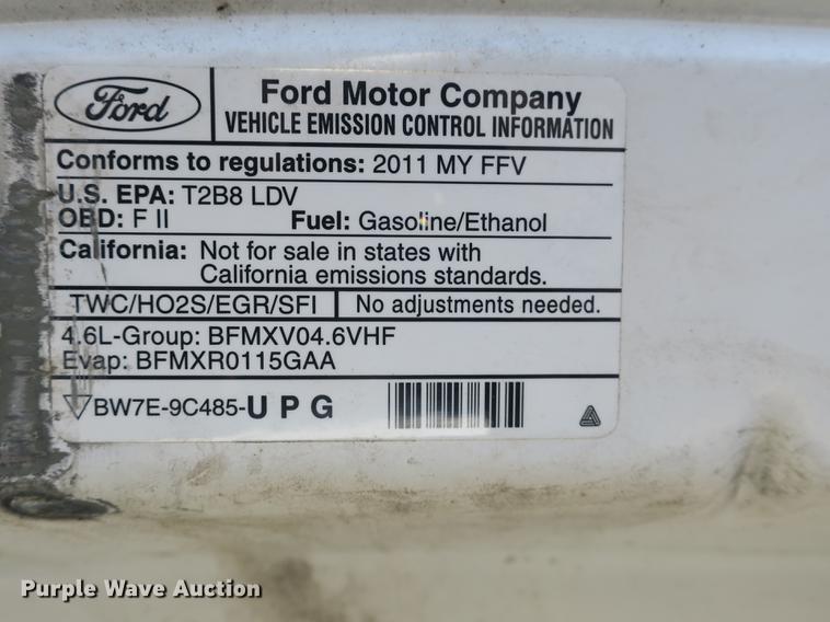 image for item DB8943 2011 Ford Crown Victoria Police Interceptor