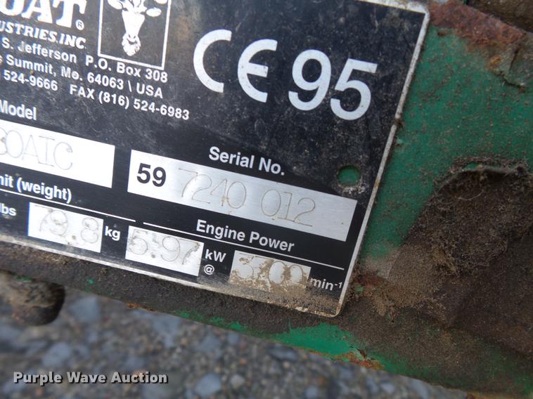 image for item DD2426 Billy Goat BG80AIC lawn vacuum