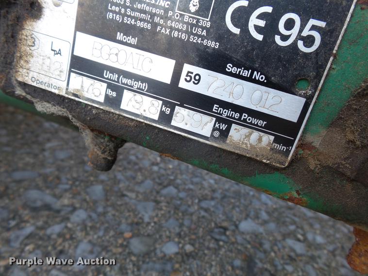 image for item DD2426 Billy Goat BG80AIC lawn vacuum