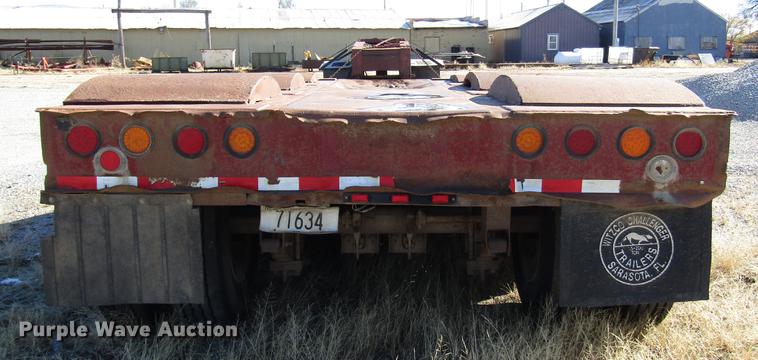 image for item DD3832 1992 Witz RG-50 low boy equipment trailer
