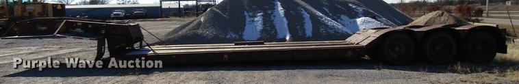 image for item DD3832 1992 Witz RG-50 low boy equipment trailer