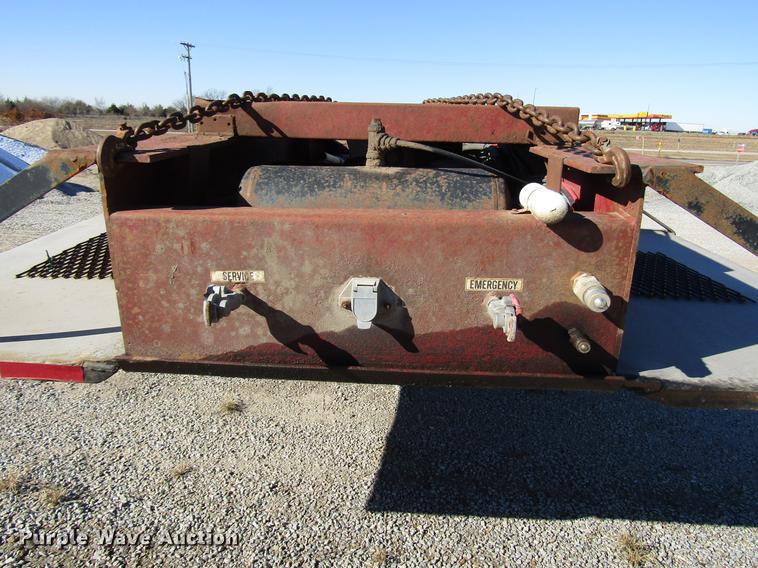 image for item DD3832 1992 Witz RG-50 low boy equipment trailer