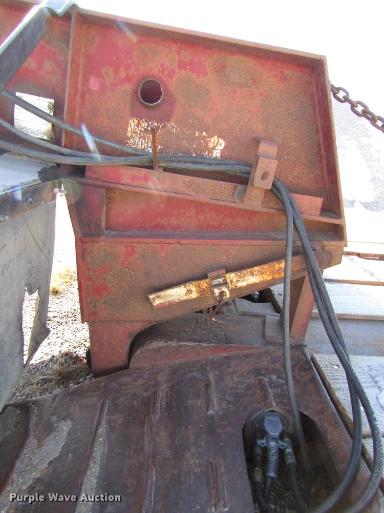 image for item DD3832 1992 Witz RG-50 low boy equipment trailer