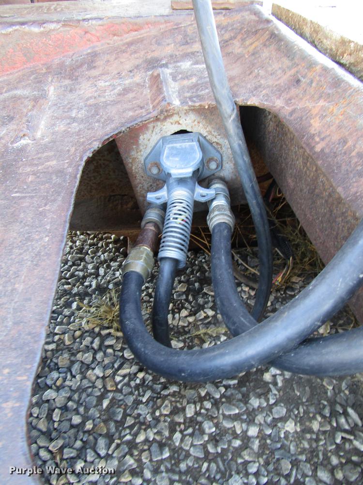 image for item DD3832 1992 Witz RG-50 low boy equipment trailer