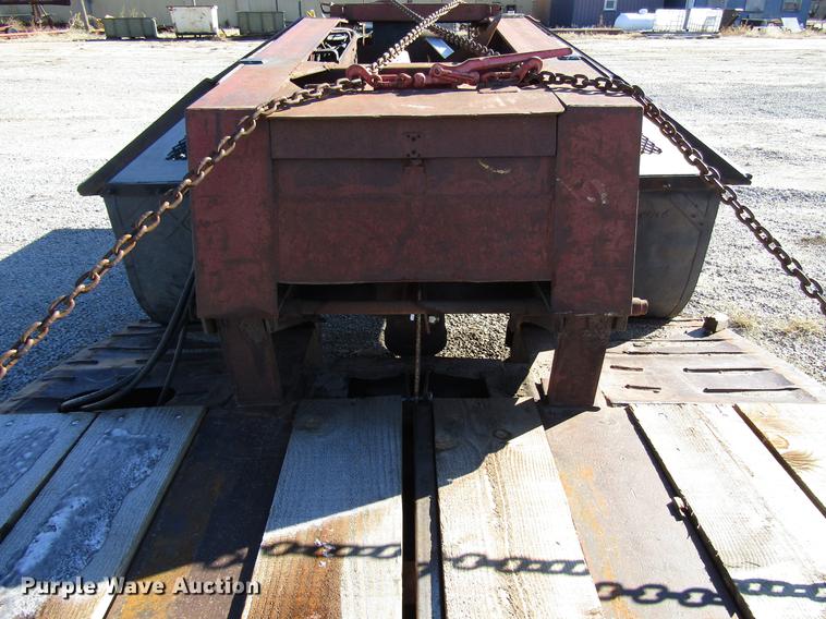 image for item DD3832 1992 Witz RG-50 low boy equipment trailer
