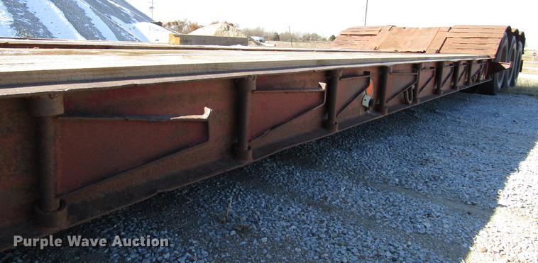 image for item DD3832 1992 Witz RG-50 low boy equipment trailer