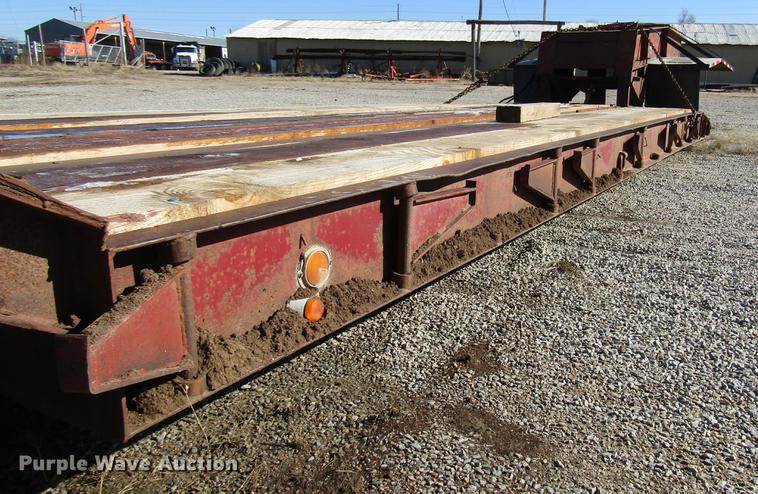 image for item DD3832 1992 Witz RG-50 low boy equipment trailer