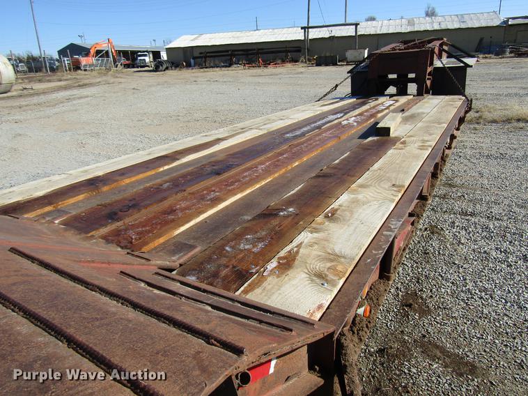 image for item DD3832 1992 Witz RG-50 low boy equipment trailer