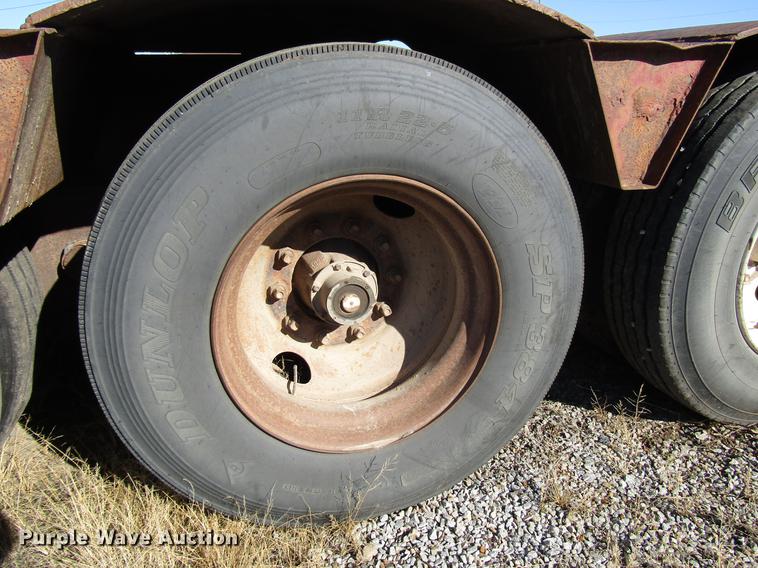 image for item DD3832 1992 Witz RG-50 low boy equipment trailer