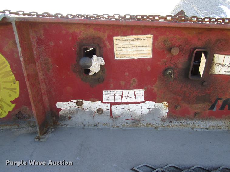 image for item DD3832 1992 Witz RG-50 low boy equipment trailer