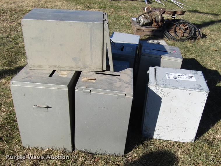 image for item DD3837 (12) voting ballot boxes