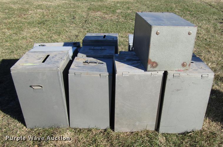 image for item DD3837 (12) voting ballot boxes
