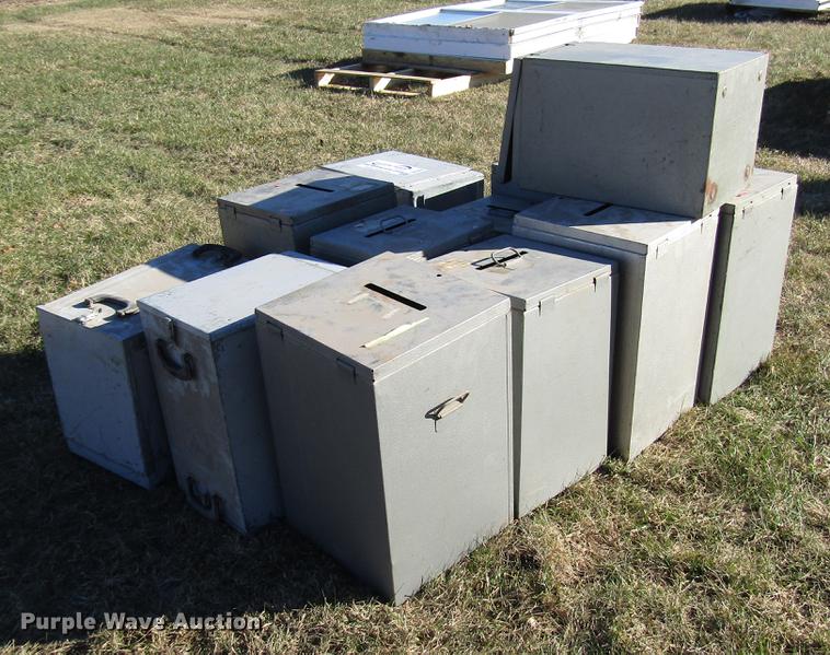image for item DD3837 (12) voting ballot boxes