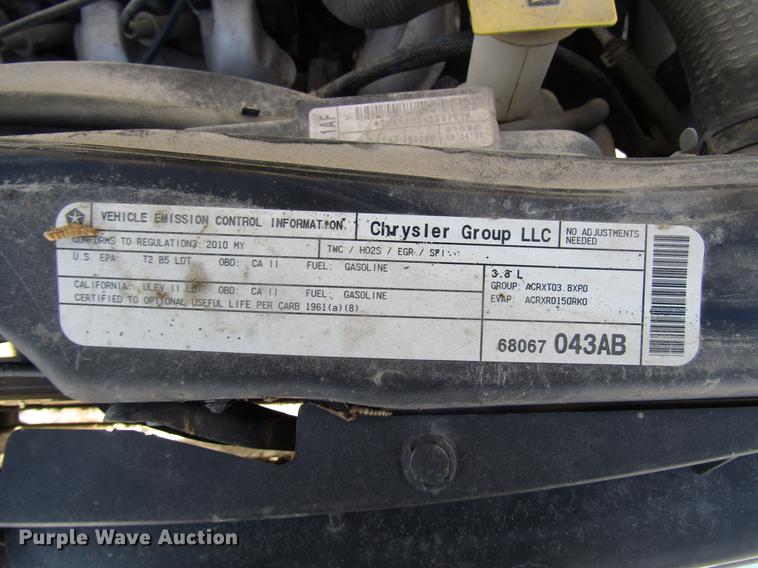 image for item DD3882 2010 Dodge Grand Caravan van