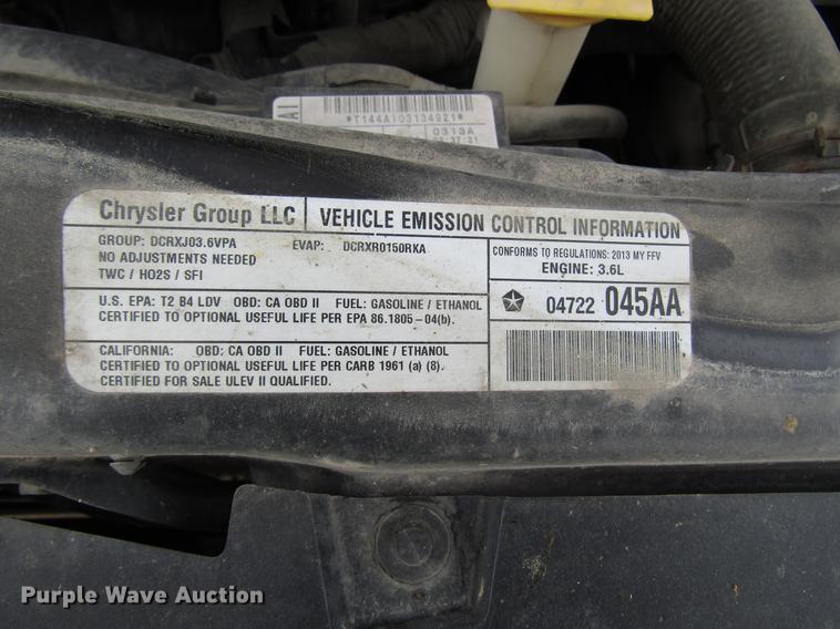 image for item DD3884 2013 Dodge Grand Caravan van