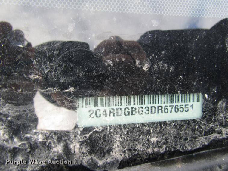 image for item DD3884 2013 Dodge Grand Caravan van