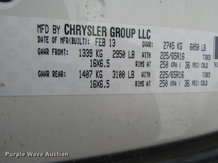 image for item DD3884 2013 Dodge Grand Caravan van