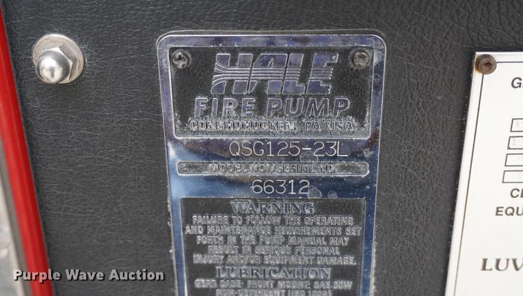 image for item DD6623 1994 HME Luverne fire truck