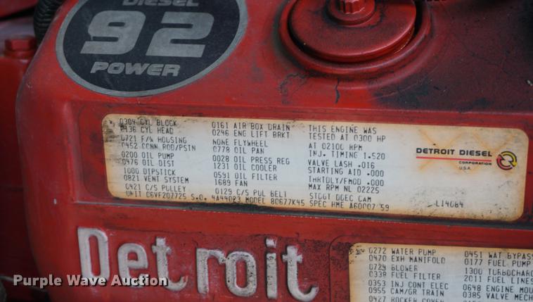 image for item DD6623 1994 HME Luverne fire truck