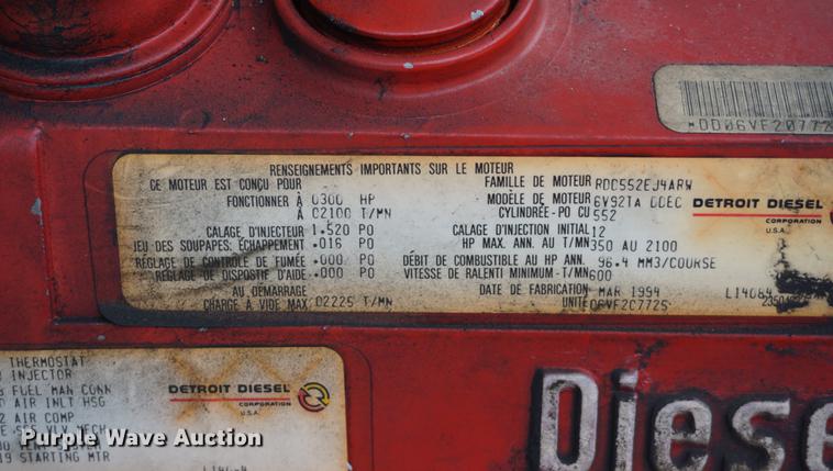 image for item DD6623 1994 HME Luverne fire truck