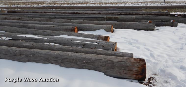 image for item DD8988 (16) wood light poles