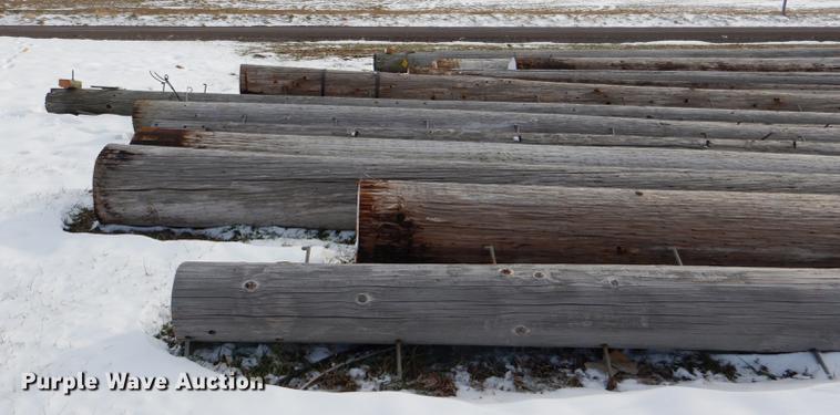 image for item DD8988 (16) wood light poles