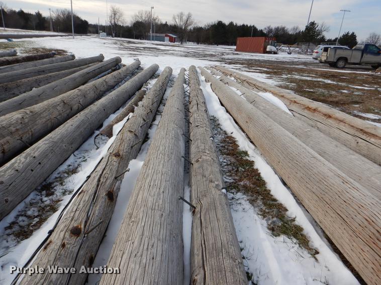 image for item DD8988 (16) wood light poles