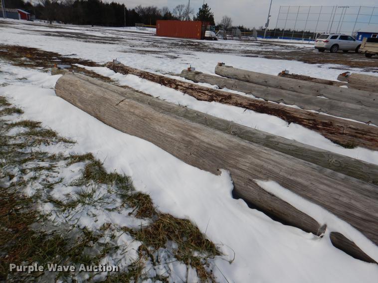 image for item DD8988 (16) wood light poles