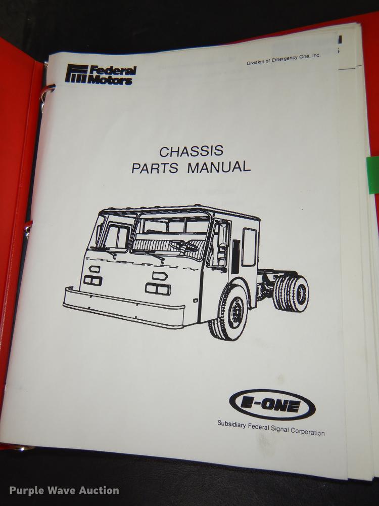 image for item DD8998 1990 E-one fire truck