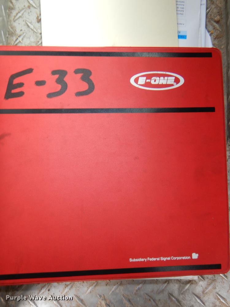 image for item DD8998 1990 E-one fire truck