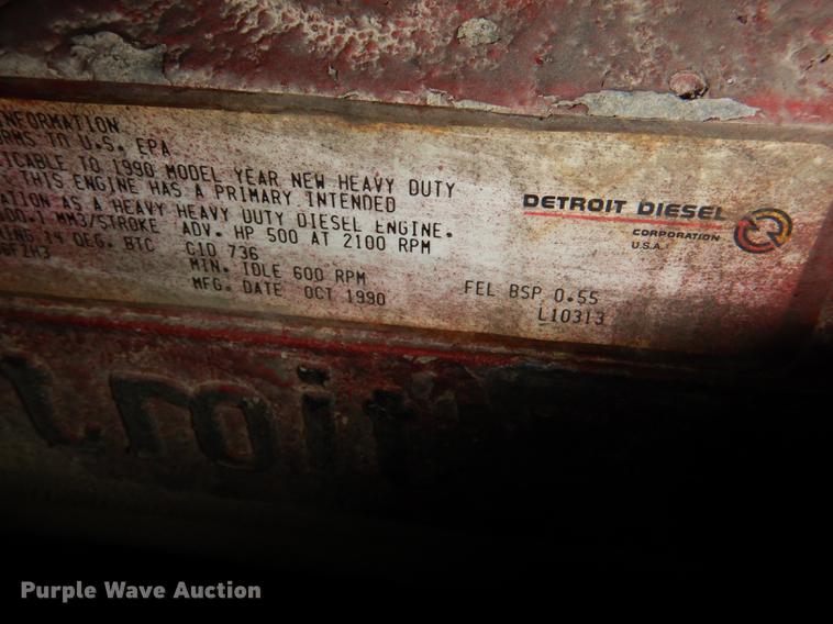 image for item DD8998 1990 E-one fire truck