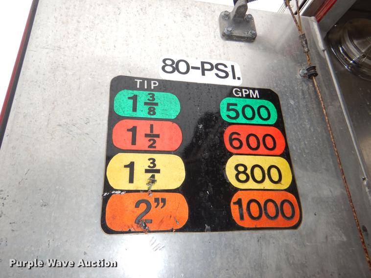 image for item DD8998 1990 E-one fire truck