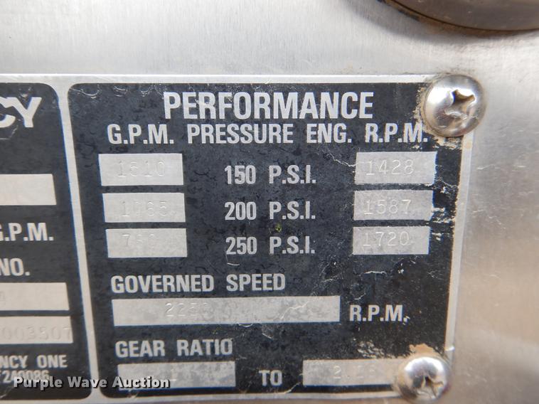 image for item DD8998 1990 E-one fire truck