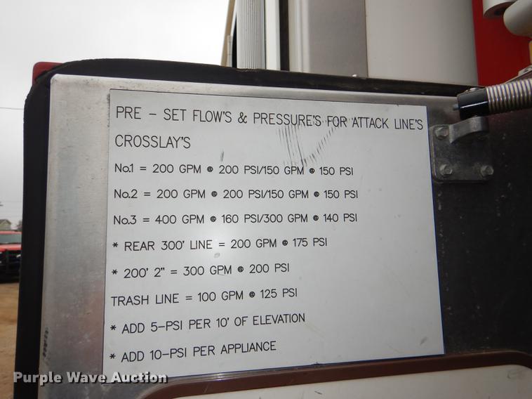 image for item DD8998 1990 E-one fire truck