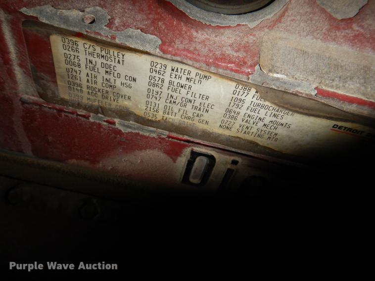 image for item DD8998 1990 E-one fire truck